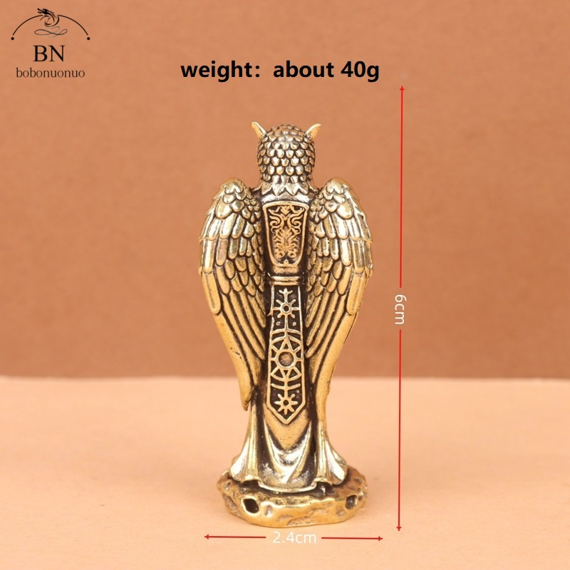 Retro Brass Owl Knight Prophet - Home Decor Korea review and price