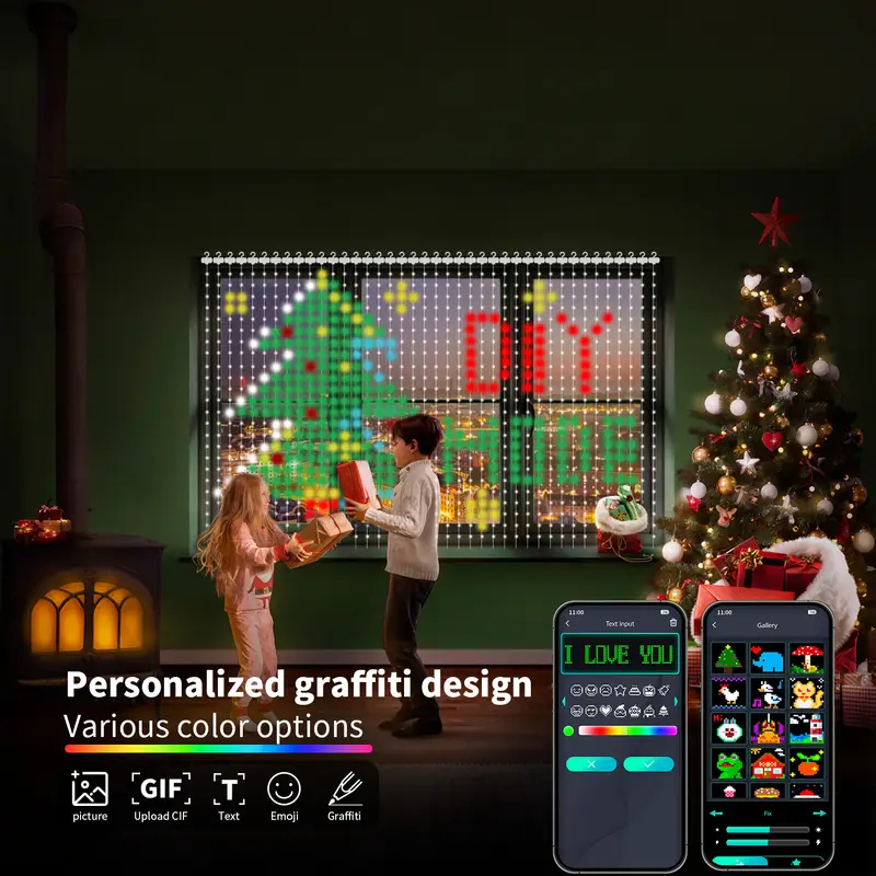 Smart RGB Pixel Curtain Lights - Home Decor Free App review and price