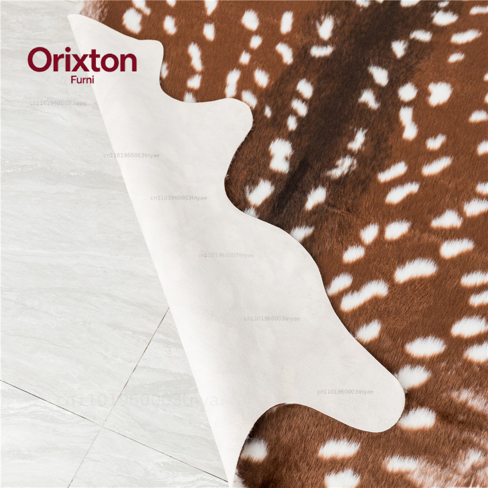 Fashion Hot Faux Deer Printed  - Cowhide Rug Faux review and price
