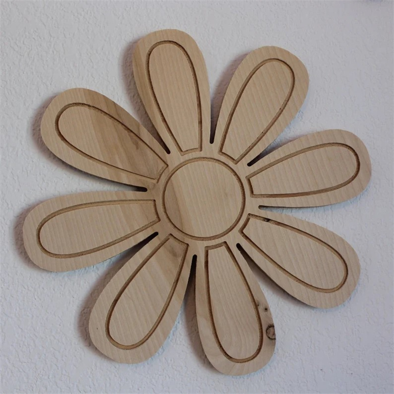 Ins Wooden Daisy Wall Flowers  - Home Decor Korea review and price