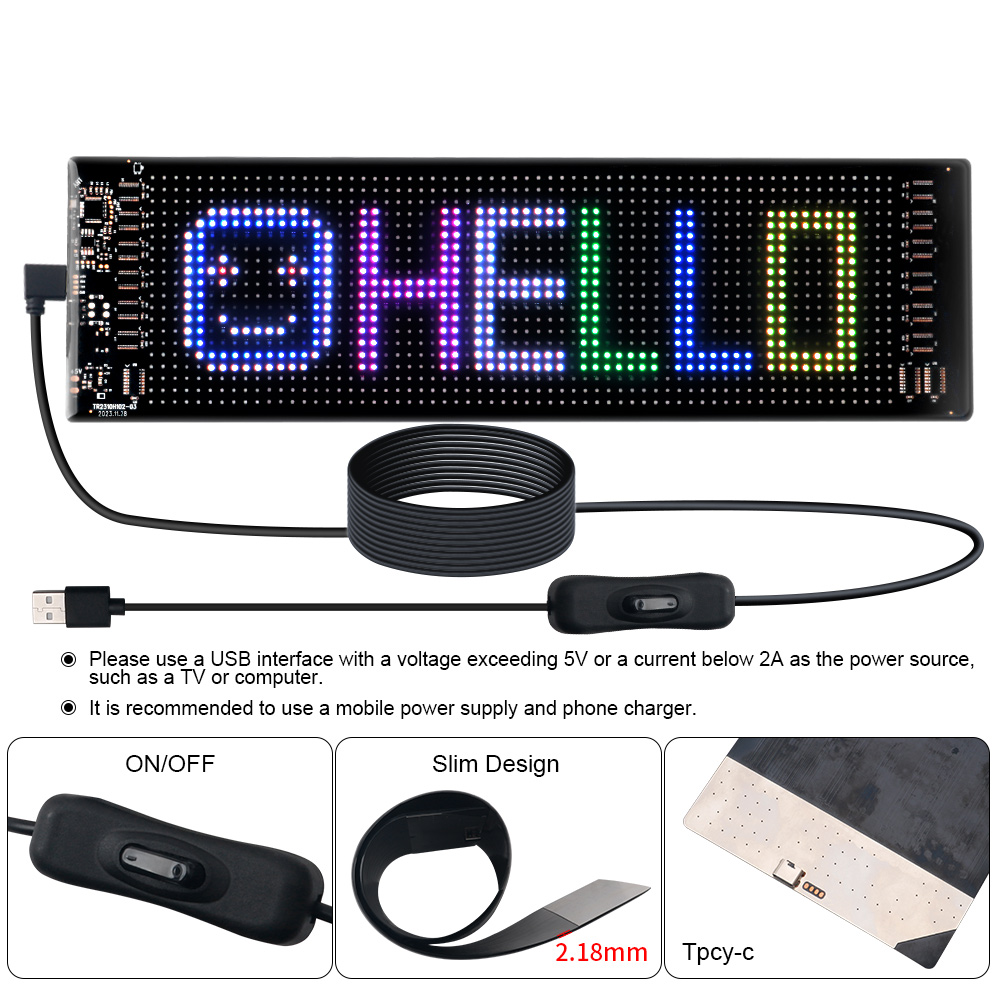 LED Matrix Pixel Panel Scrolli - Home Decor Free App review and price