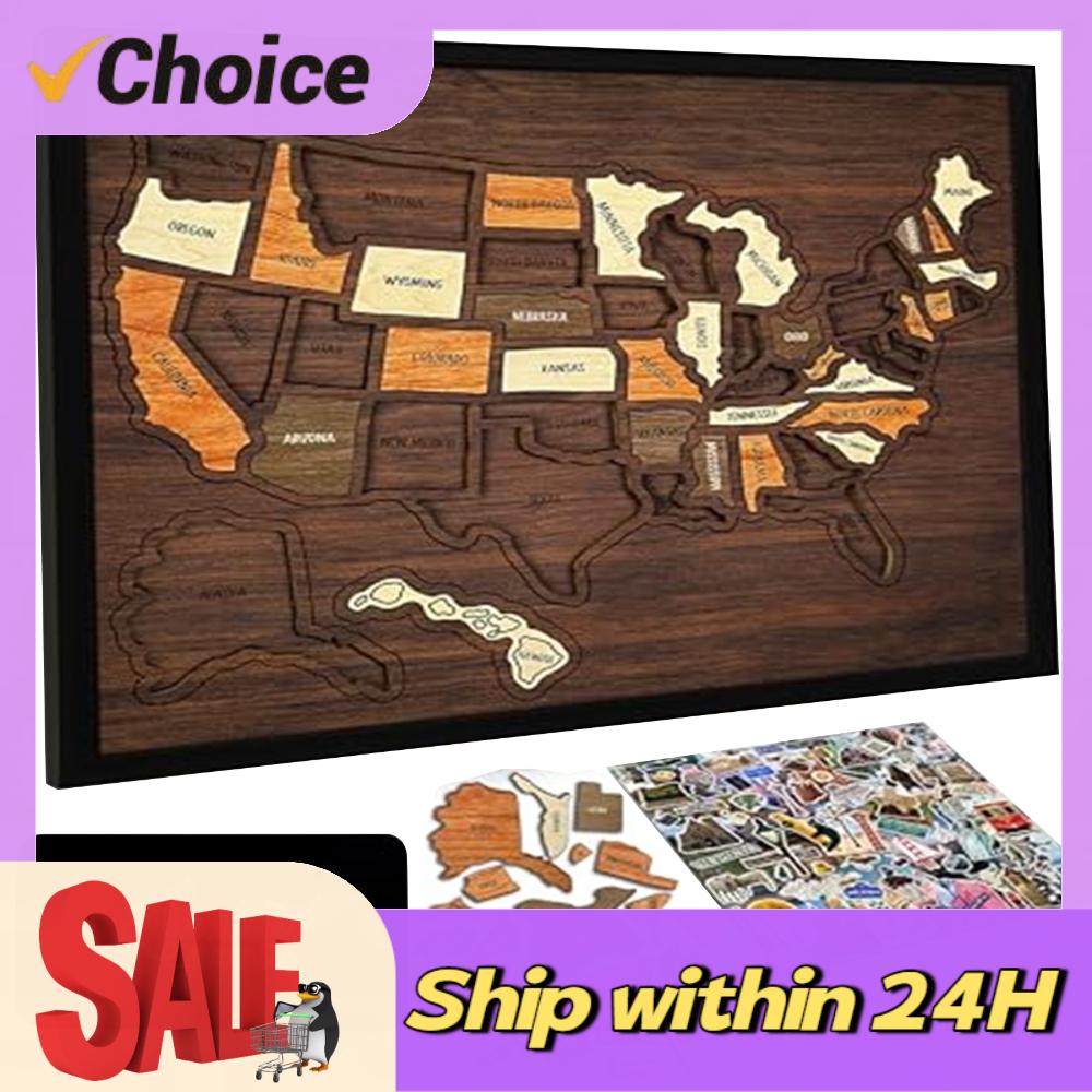 12 X 10Inch Wooden Portable US - Home Decor Usa review and price