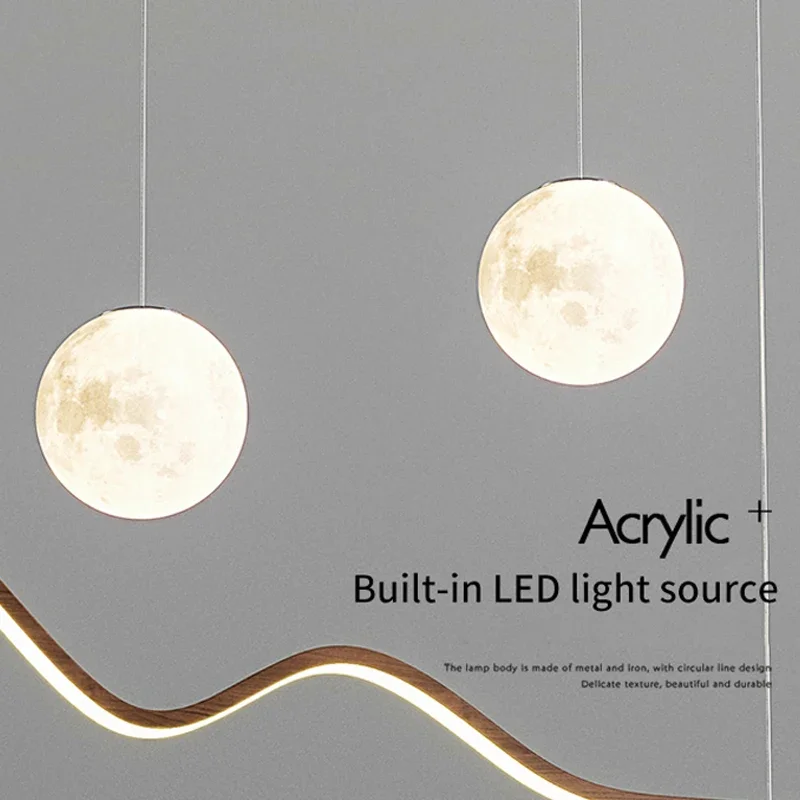 2026 LED Wood Pendant Light Fo - Hanging Moon Lamp review and price