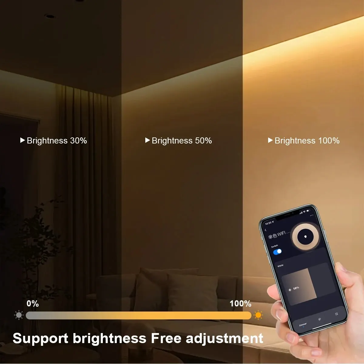 Tuya Smart COB LED Strip Light - Home Decor Free App review and price