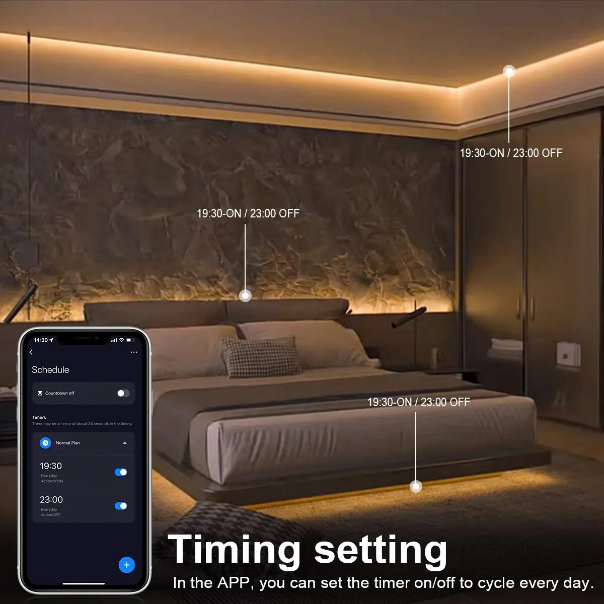 Tuya Smart COB LED Strip Light - Home Decor Free App review and price