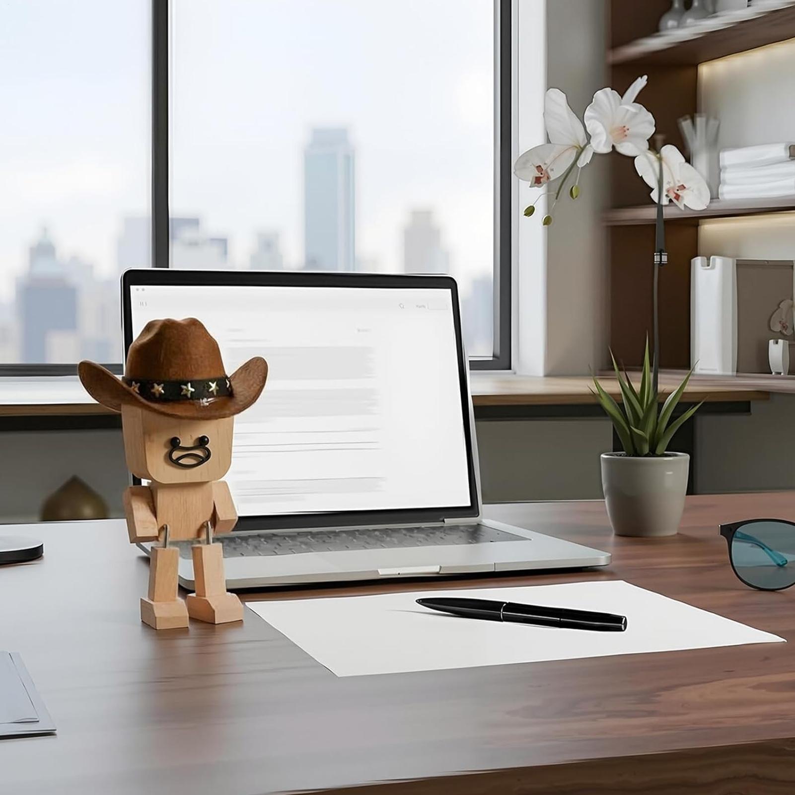 Shaking Wooden Man For Dashboa - Home Decor Express review and price
