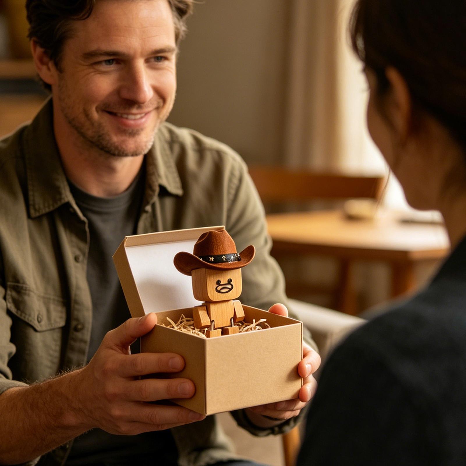 Shaking Wooden Man For Dashboa - Home Decor Express review and price
