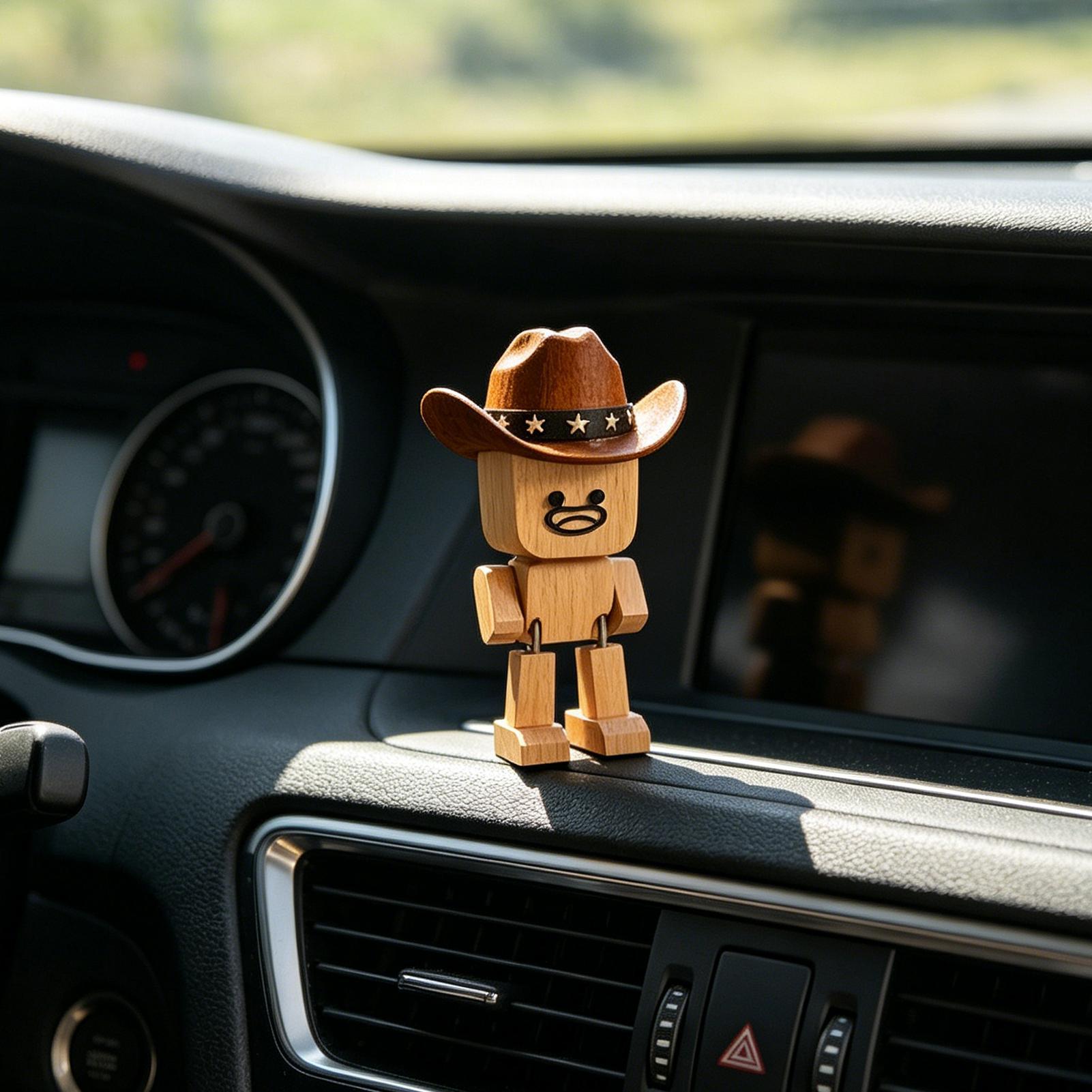 Shaking Wooden Man For Dashboa - Home Decor Express review and price