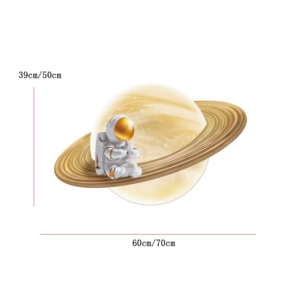 Cartoon Moon Astronaut Mural L - Hanging Moon Lamp review and price