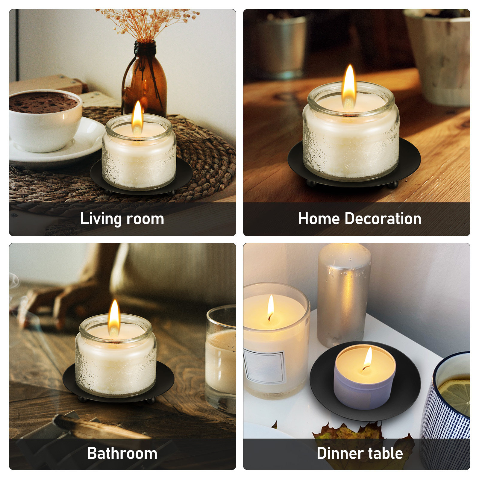 4Pcs Iron Holder Minimalist Ro - Home Decor Shop review and price