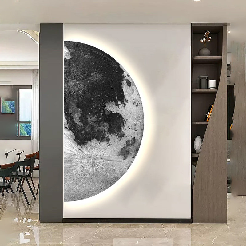 Moon Entrance Decoration Paint - Hanging Moon Lamp review and price