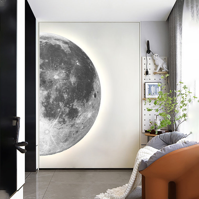 Moon Entrance Decoration Paint - Hanging Moon Lamp review and price
