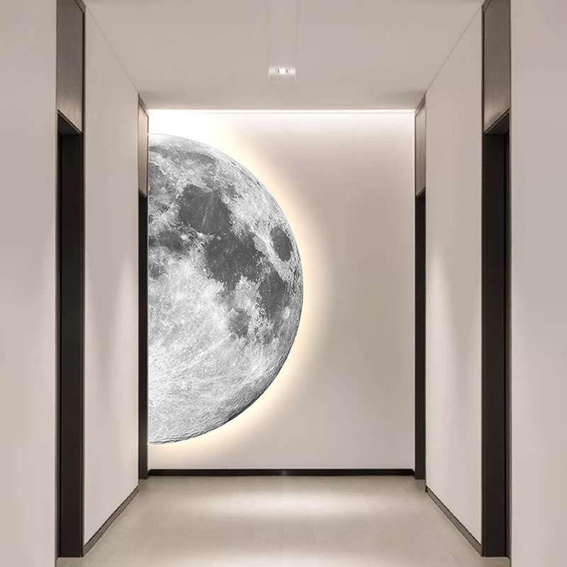 Moon Entrance Decoration Paint - Hanging Moon Lamp review and price