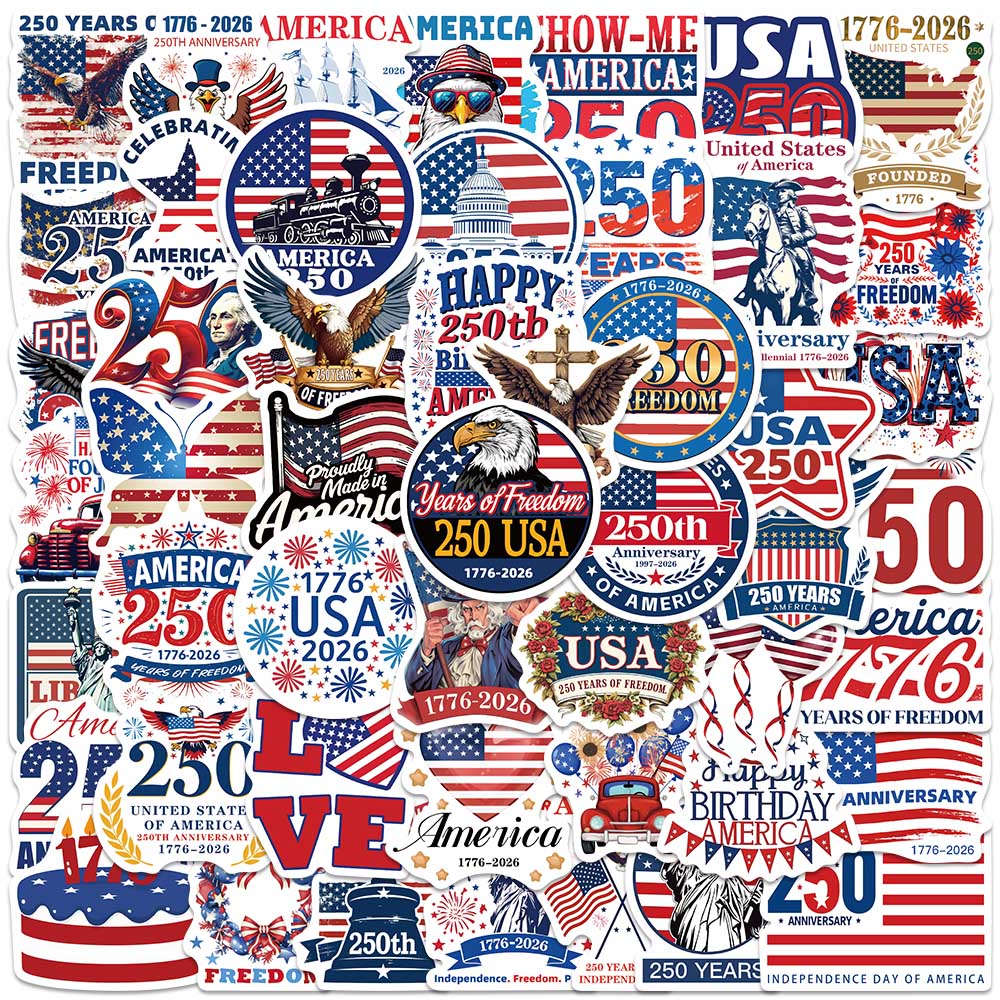 50PCS USA Patriotic Anniversar - Home Decor Usa review and price