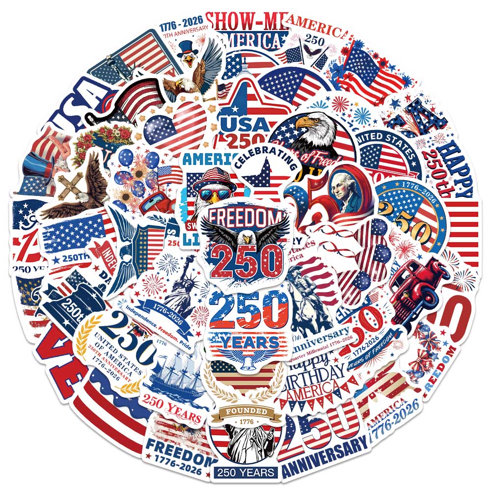 50PCS USA Patriotic Anniversar - Home Decor Usa review and price
