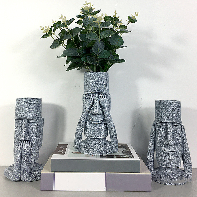 Resin Vase Human Abstract East - Home Decor Express review and price