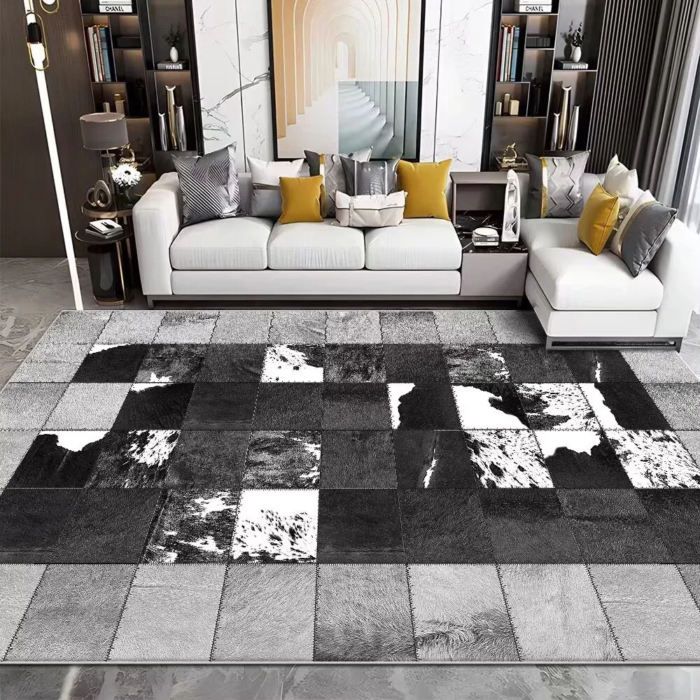 Modern Imitation Cowhide Luxur - Cowhide Rug Faux review and price