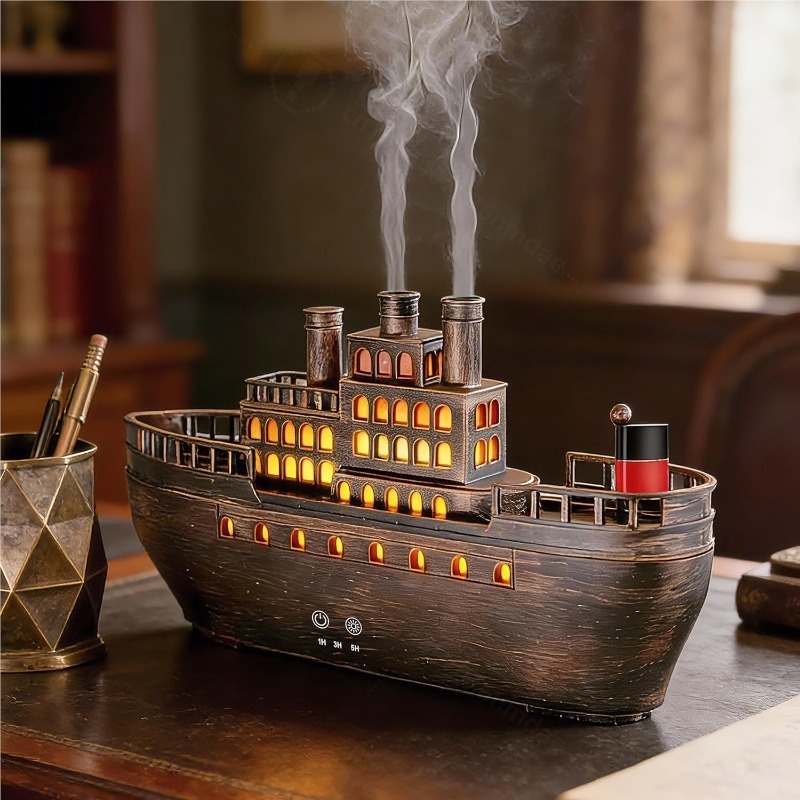 Retro Steam Ship Ultrasonic Ar - Home Decor Outlet review and price