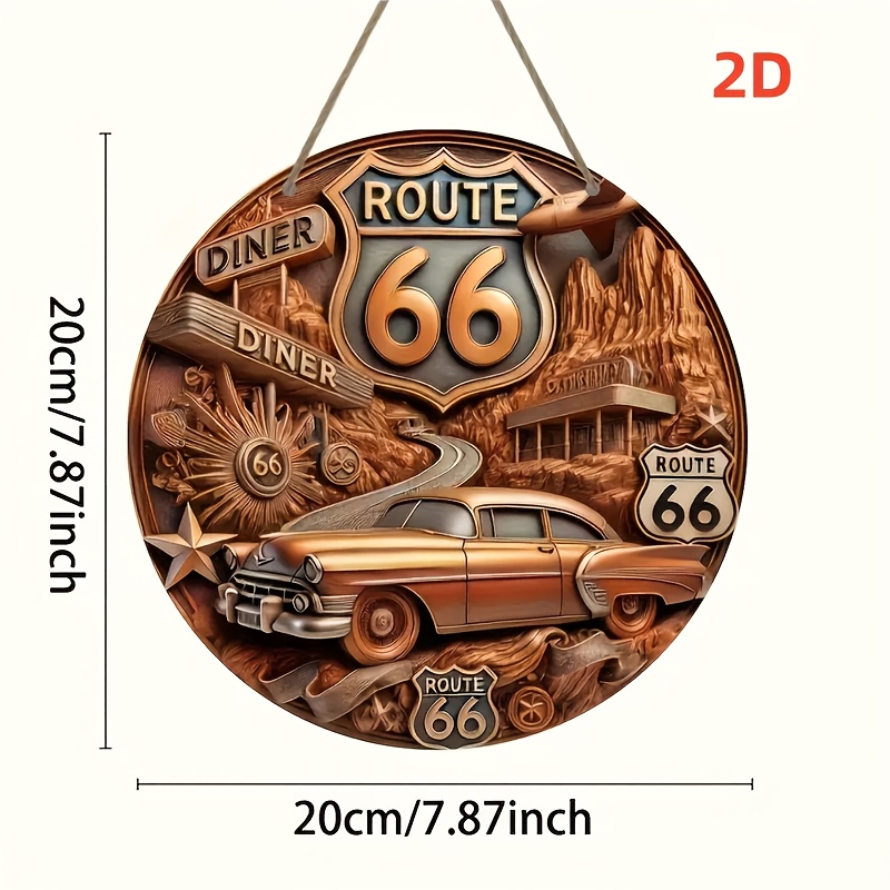 One 2D flat retro No. 66 woode - Home Decor Logo Design review and price