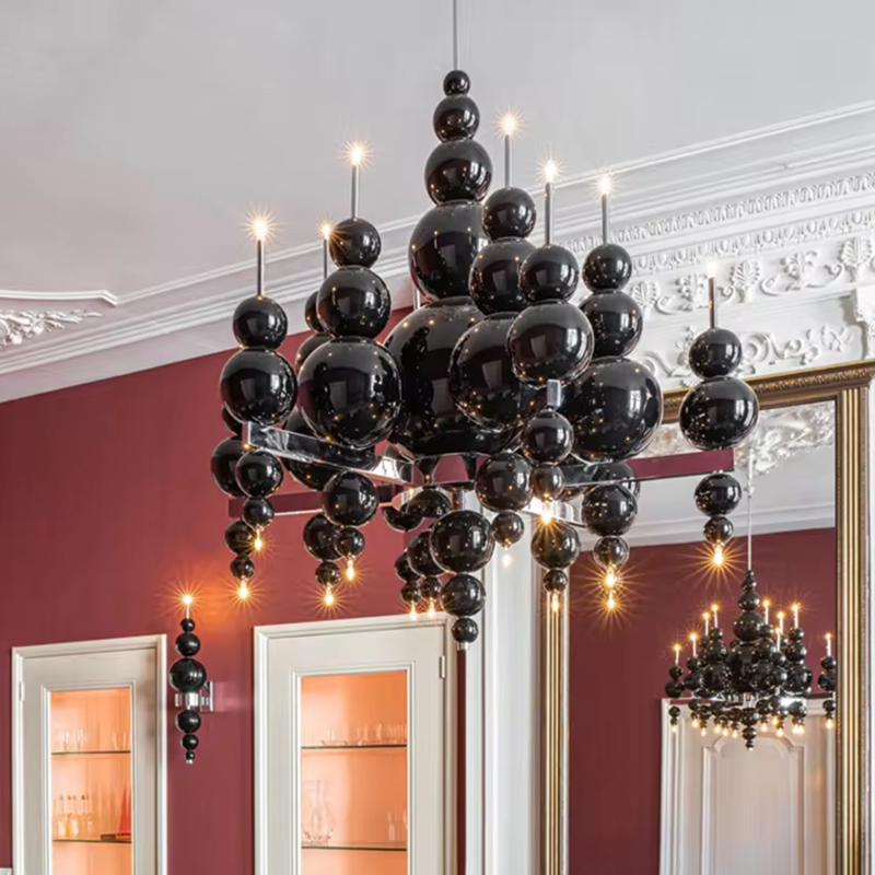 Luxury Living Room Black Chand - Hanging Moon Lamp review and price