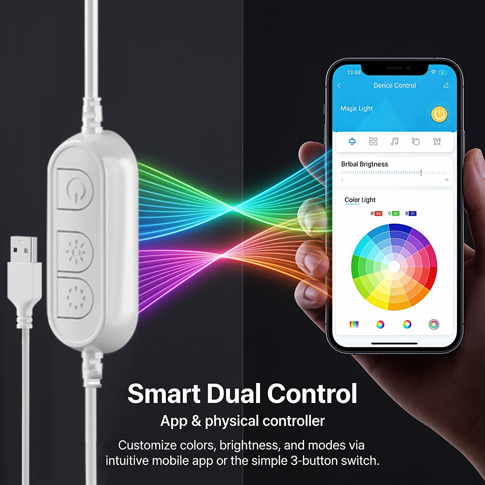 5M RGB Color Changing Neon Lig - Home Decor Free App review and price