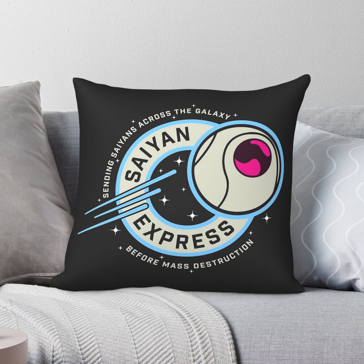 Saiyan Express Badge Pillowcas - Home Decor Express review and price