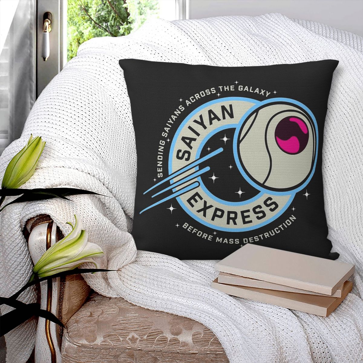 Saiyan Express Badge Pillowcas - Home Decor Express review and price