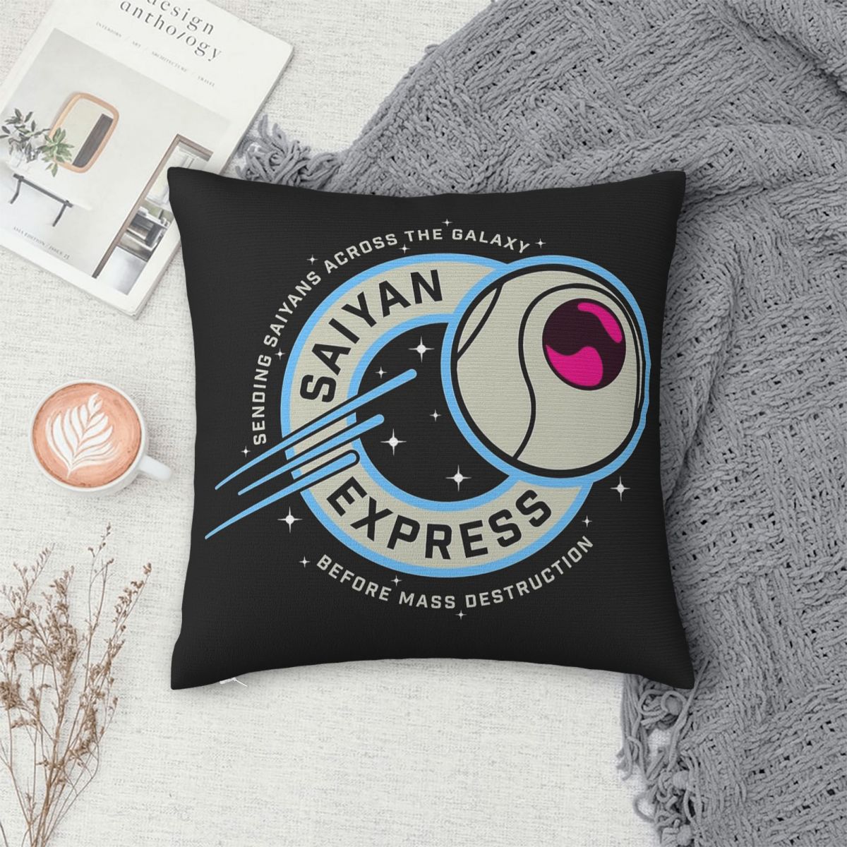 Saiyan Express Badge Pillowcas - Home Decor Express review and price