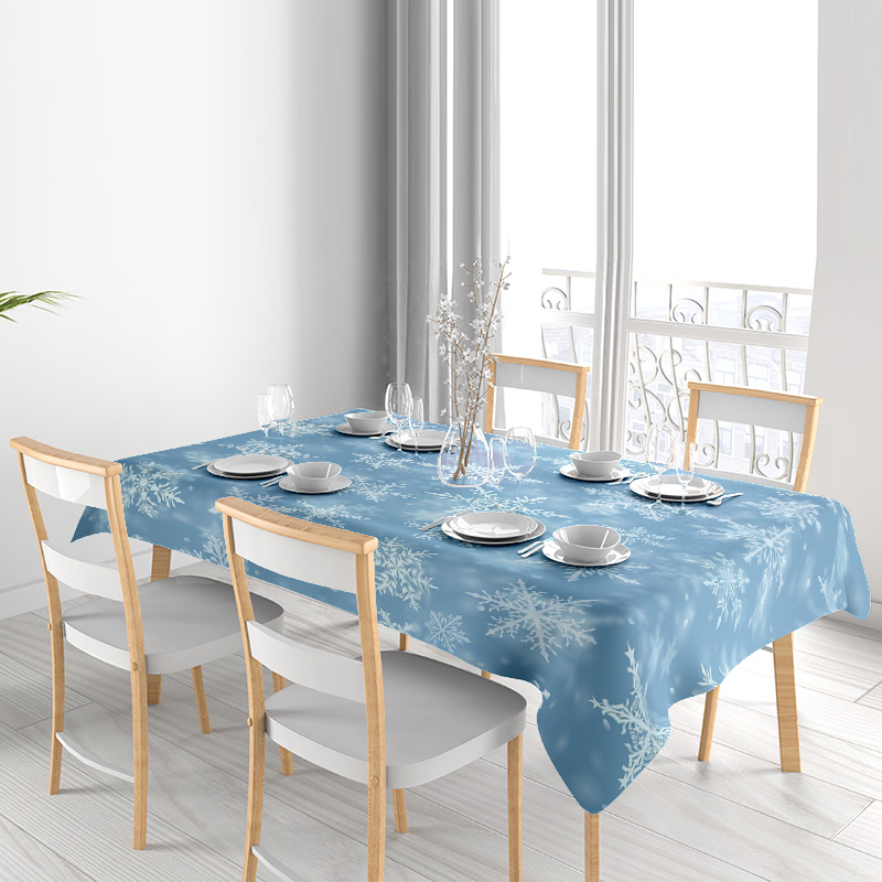 Snowflake Dining Tablecloth Wi - Home Decor Online Shop review and price